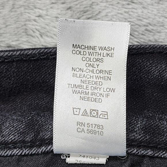 Maurices M. Jeans Womens XL X-SHORT Black Mid Rise Jegging Skinny Stretch Denim - Picture 7 of 13